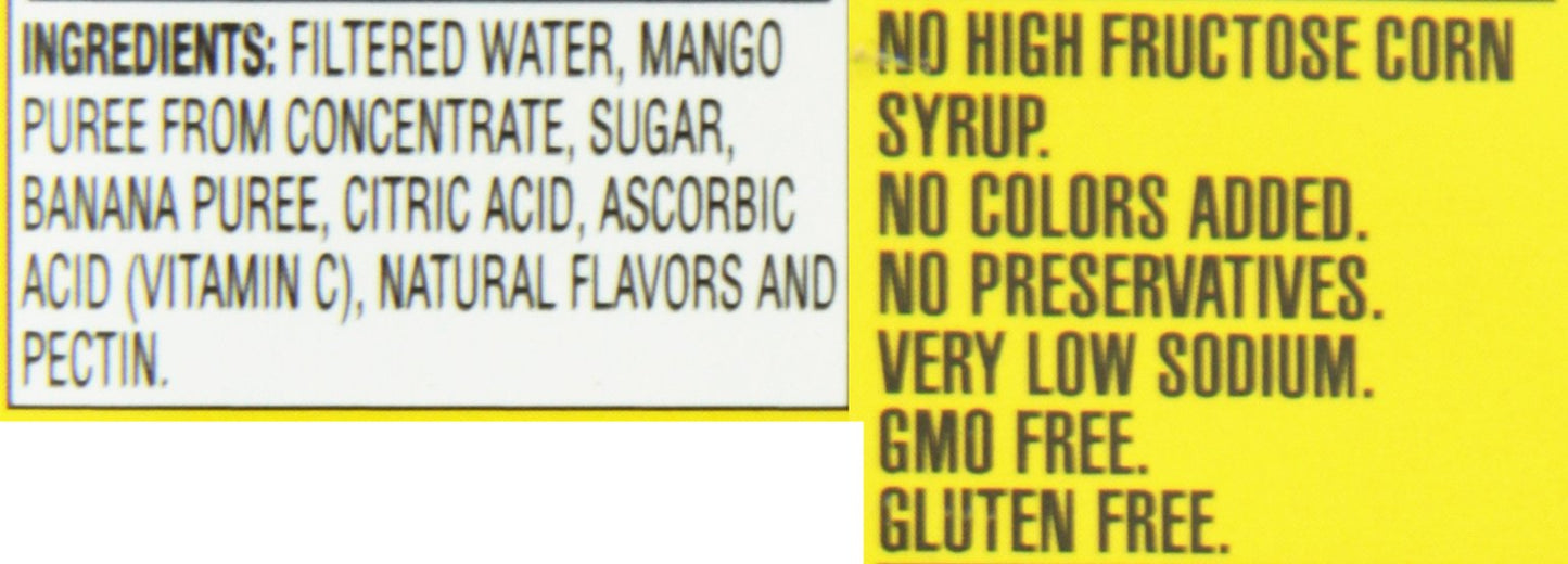 Langers Juice, Mango Banana Nectar, 64 Fl Oz (Pack of 8)