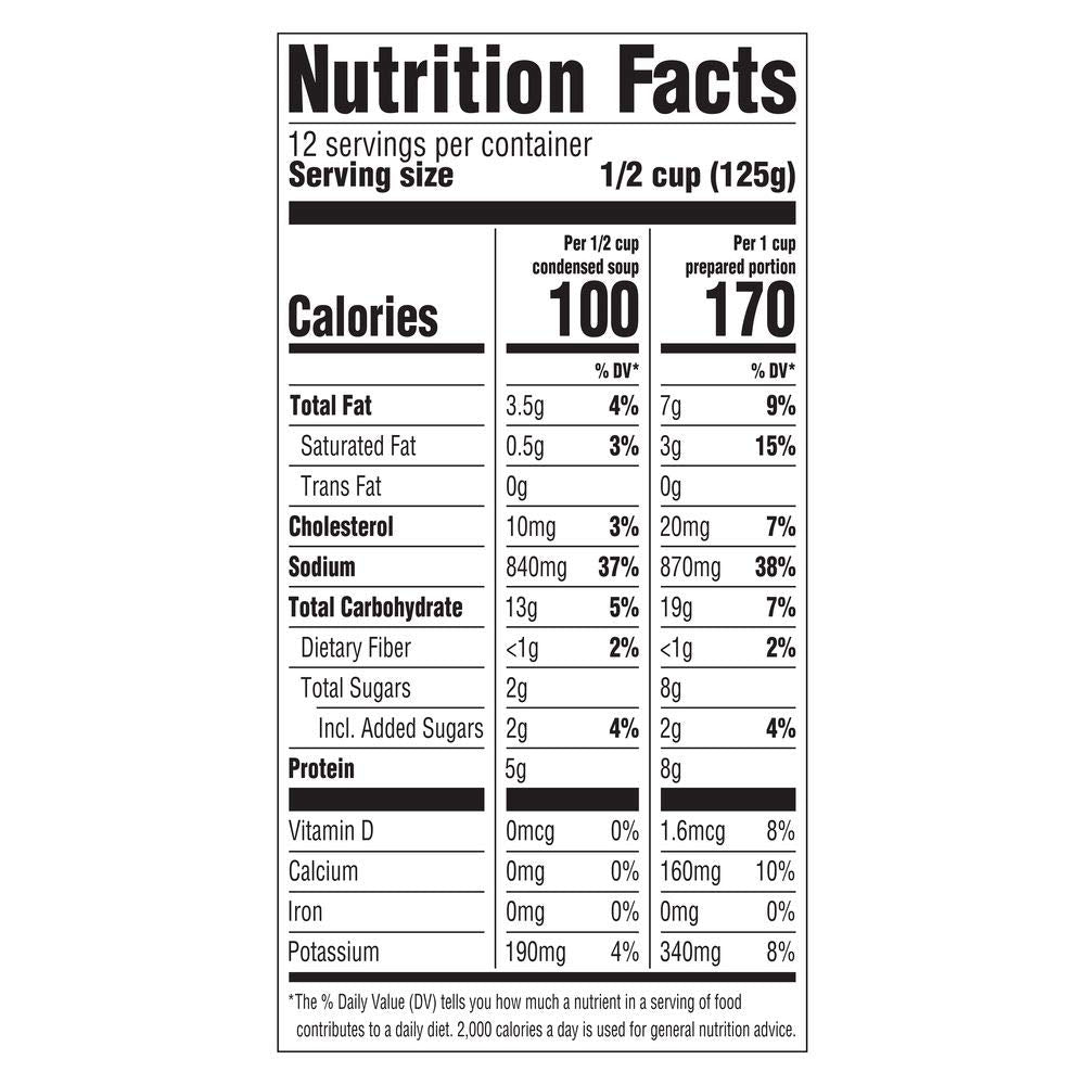 LeGout New England Clam Chowder Condensed Canned Soup, 0g Trans Fat, 51 oz, Pack of 12