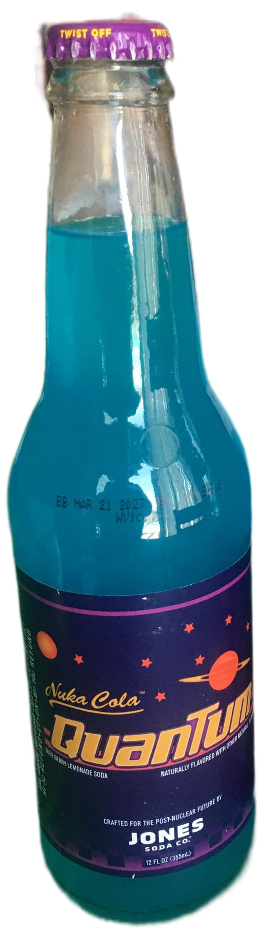 Nuka Cola Quantum Sour Blue Lemonade By Jones Soda Co
