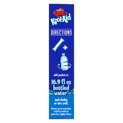 Kool-Aid Hydration Blue Raspberry Lemonade Artificially Flavored Drink Mix, 6 ct On-the-Go-Packets, 1.32 oz Box