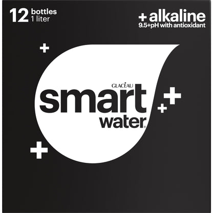 1 Liter Smartwater Alkaline With Antioxidant 12pk Corrugate