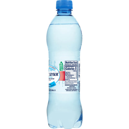 Crystal Geyser Sparkling Alpine Natural Spring Water, 24-Pack, 16.9oz Bottles, Zero Calories and No Sweeteners, Bottled at The Source