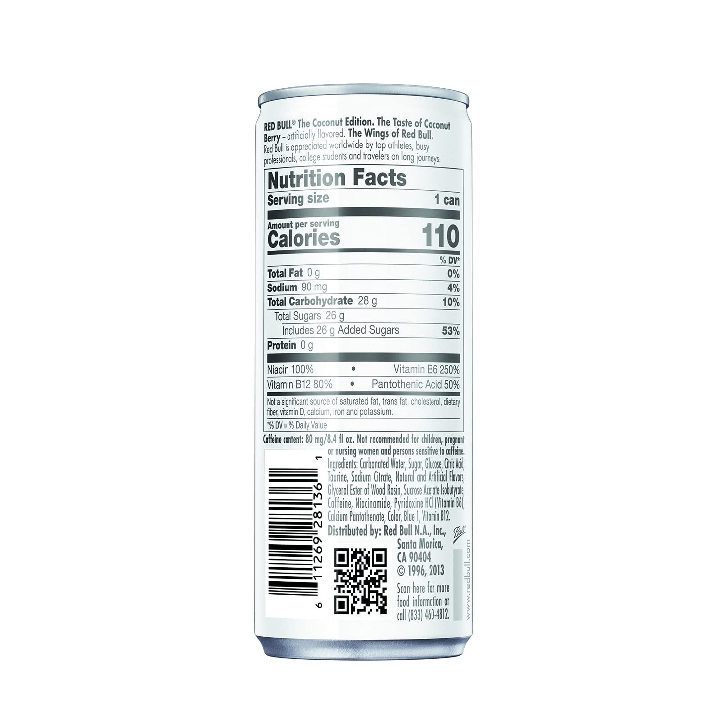 Red Bull Energy Drink, Coconut Berry, 8.4 Fl Oz