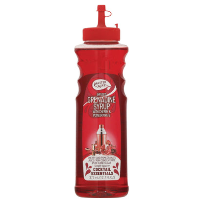 Master of Mixes Cocktail Essentials Grenadine Syrup, 375 ML Bottle (12.7 Fl Oz), Individually Boxed