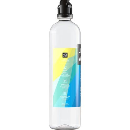 LIFEWTR, Premium Purified Water, pH Balanced with Electrolytes, Flip Cap Bottle, 700 mL