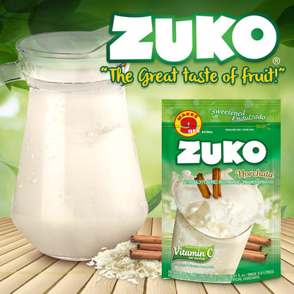 Zuko Horchata Instant Powder Drink Family Pack, 14.1 oz, Pack of 6