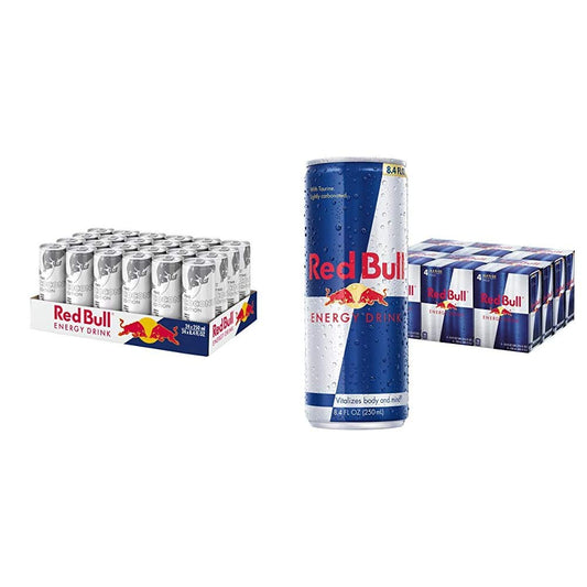 Red Bull Energy Drink Coconut Berry (24 Count) + Red Bull Energy Drink (24 Cans x 6 Packs)