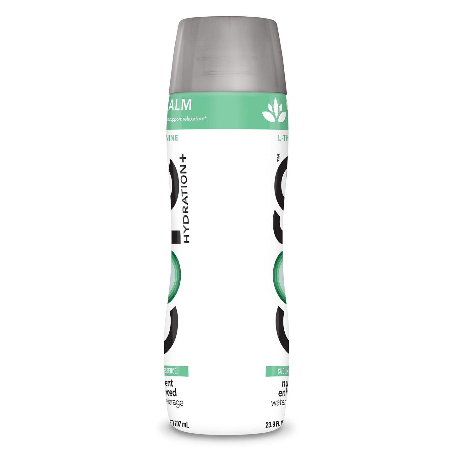 CORE Hydration+ Calm, Cucumber Essence Nutrient Enhanced Water with L-Theanine, 23.9 Fl Oz Bottle (Pack of 12)