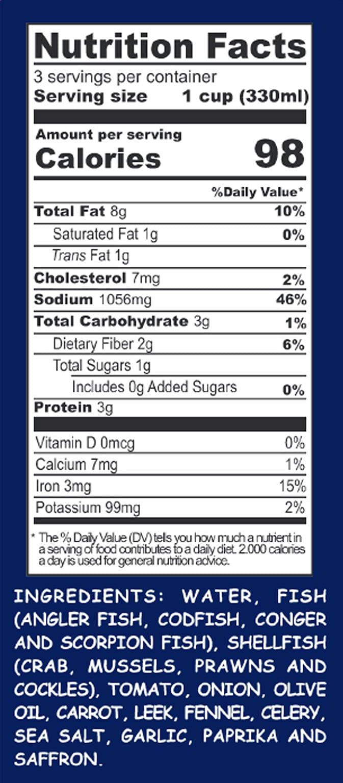 Aneto Seafood Paella Cooking Base Broth, 33.83 Fluid Ounce