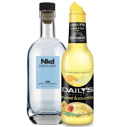 Nkd Distillery Gin Alternative Premium Non-Alcoholic Spirit - Zero Alcohol With Daily Sweet & Sour