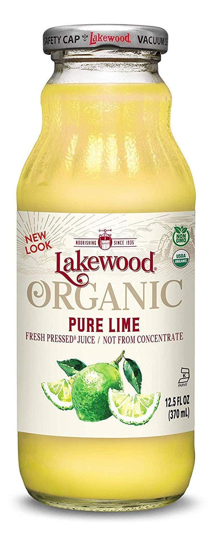 Lakewood Organic Pure Lime Juice, 12.5 ounces