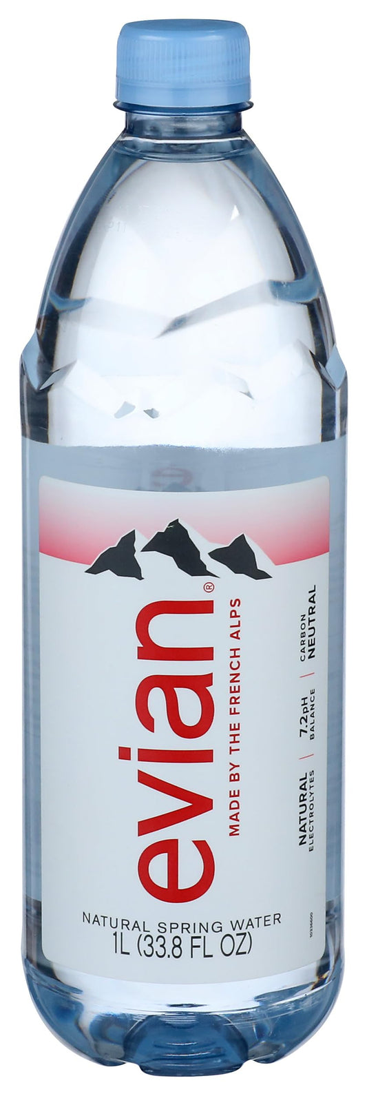 EVIAN Natural Spring Water 33.8 fz, 33.8 FZ