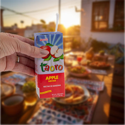 Taoro Apple Nectar - Rich Fruit Taste - 3 Pack 6.7 oz (Pack of 1)