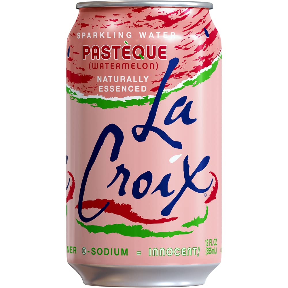 LaCroix Sparkling Water, Pasteque (Watermelon), 12 Fl Oz (pack of 36)