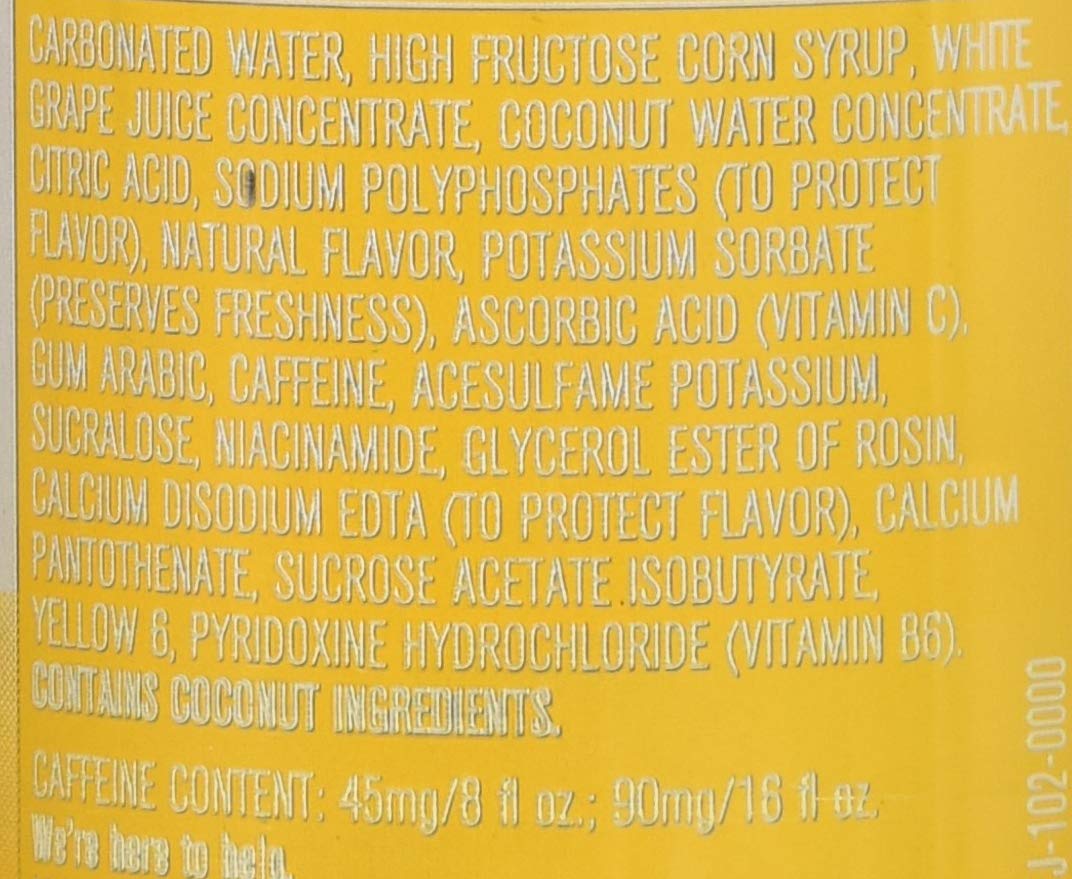Mountain Dew Kickstart, Pineapple Orange Mango, 16 Fl Oz (Pack of 6)