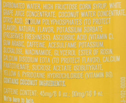 Mountain Dew Kickstart, Pineapple Orange Mango, 16 Fl Oz (Pack of 6)