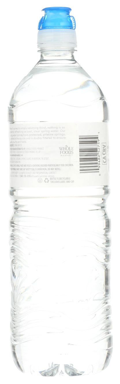365 by Whole Foods Market, Spring Water, Sport Cap, 750 mL