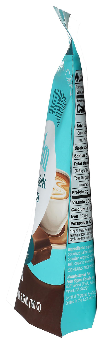 Four Sigmatic Organic Dark Hot Cocoa with Reishi Mushroom, Calm, Instant, Vegan, Dairy Free, 6.35 Ounces (Pack of 6)