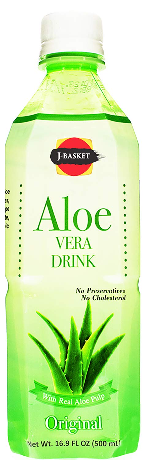 Hapi Aloe Vera Drink, Original, 16.9 Ounce (Pack of 20)