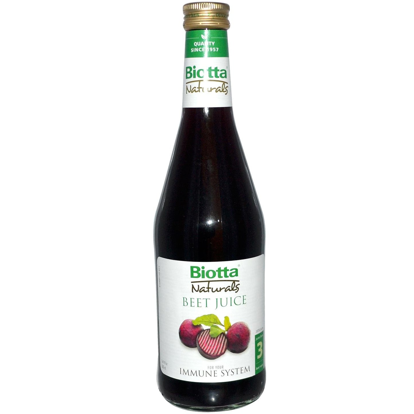 BIOTTA Organic Natural Beet Juice, 16.9 FZ