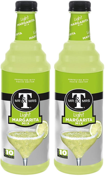 Mr. & Mrs. T Mixer Margarita Skinny, 33.79 oz (Pack of 2)