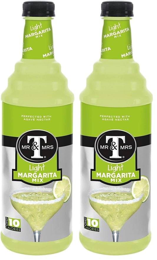 Mr. & Mrs. T Mixer Margarita Skinny, 33.79 oz (Pack of 2)