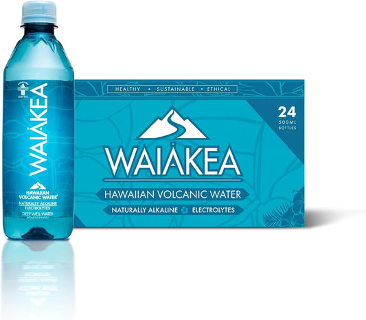 Waiakea Hawaiian Volcanic Water, 500 ML (Pack Of 24)