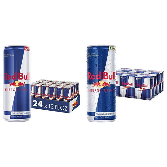 Red Bull Energy Drink, Assorted Sizes and Packs (24 Cans)