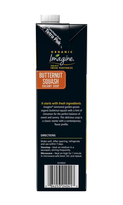 Imagine Organic Butternut Squash Creamy Soup 32 fl. oz (Pack of 6)