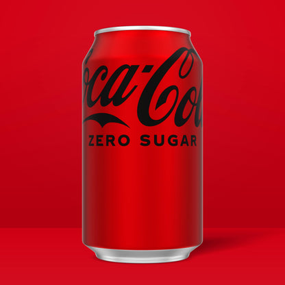 Coke Zero Sugar Cola Soda, 12 oz, 24 Pack (Package May Vary)