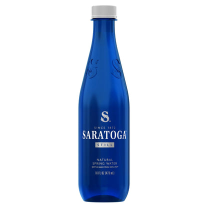 Saratoga Still Spring Water Bottle PET 16 Oz (Pack of 24)