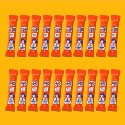 Korean Ramen Soup Powder Sticks, Spicy Flavor, 1 Box, 20 Sticks per Box, 4g Each, Instant Ramen Broth Packets for Easy Cooking, Camping & Travel – Just Add Hot Water for Ramen Taste