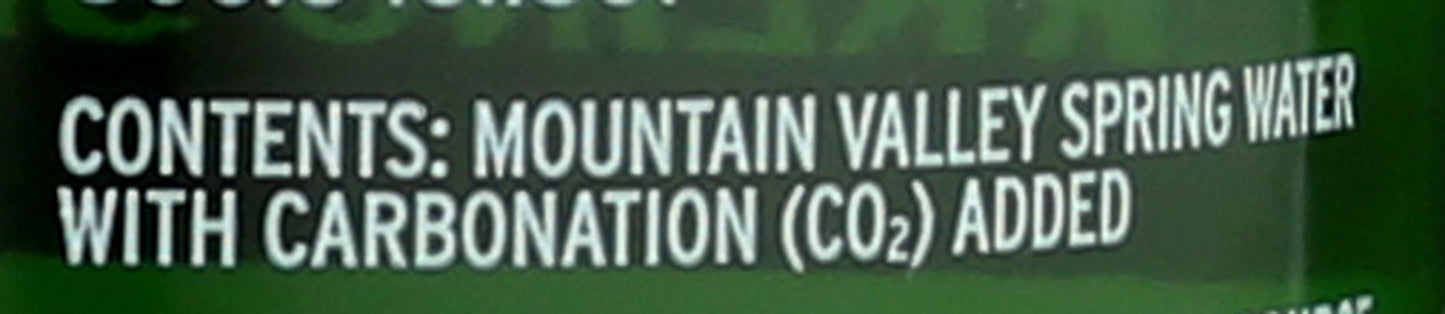 MOUNTAIN VALLEY WATER Sparkling Water Lime, 33.8 FZ