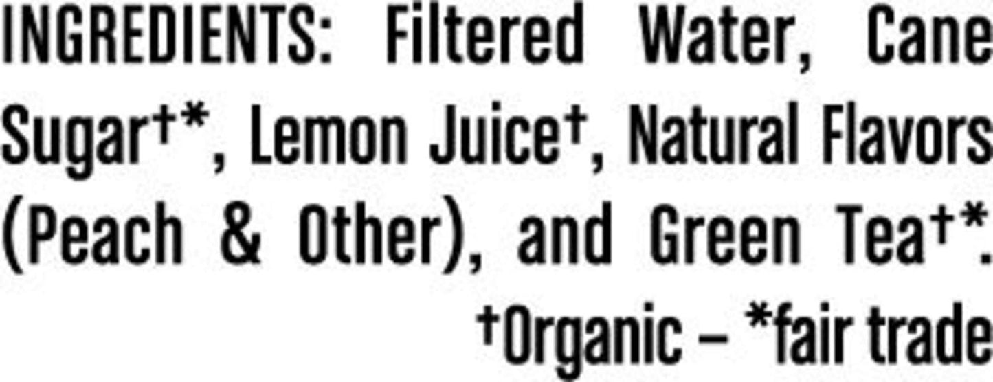 Steaz Organic Iced Green Tea, Peach Lightly Sweetened, 16 oz (Pack of 12)