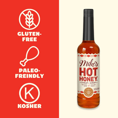 Mike's Hot Honey - Original Hot Honey Drink Syrup for Coffee, Cocktails, Tea & Lemonade - 750ml (25.4 fl oz) Bottle