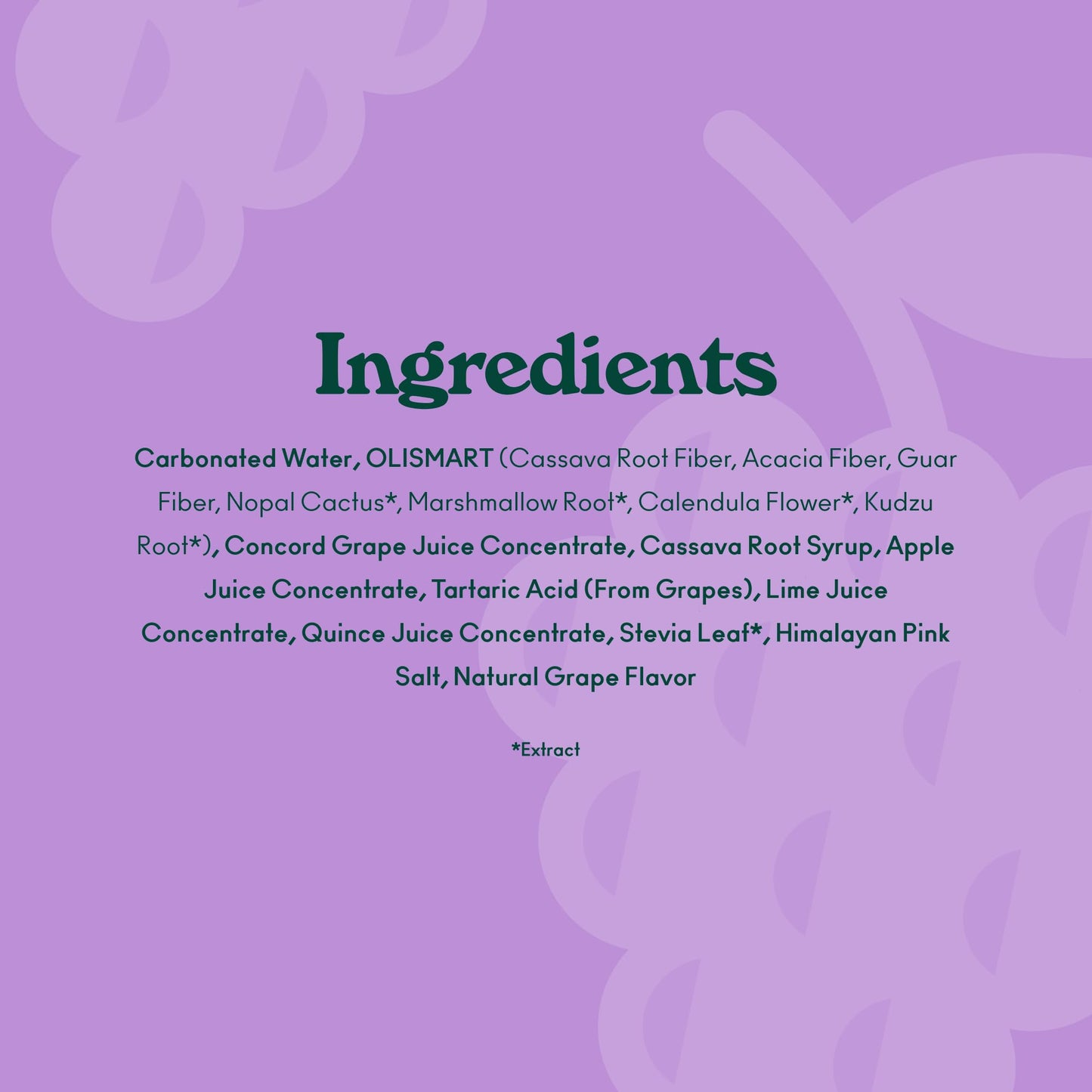 OLIPOP Prebiotic Soda Pop, Classic Grape, Prebiotics, Botanicals, Plant Fiber, 12 fl oz (4 Cans)