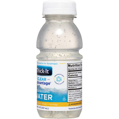 Thick-It Clear Advantage Thickened Water - Moderately Thick/Honey, 8 oz Bottle (Pack of 1)