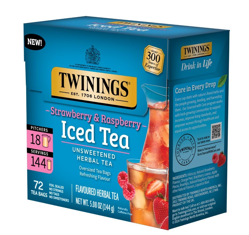 Twinings, Tea Iced Lemon, 72 Count