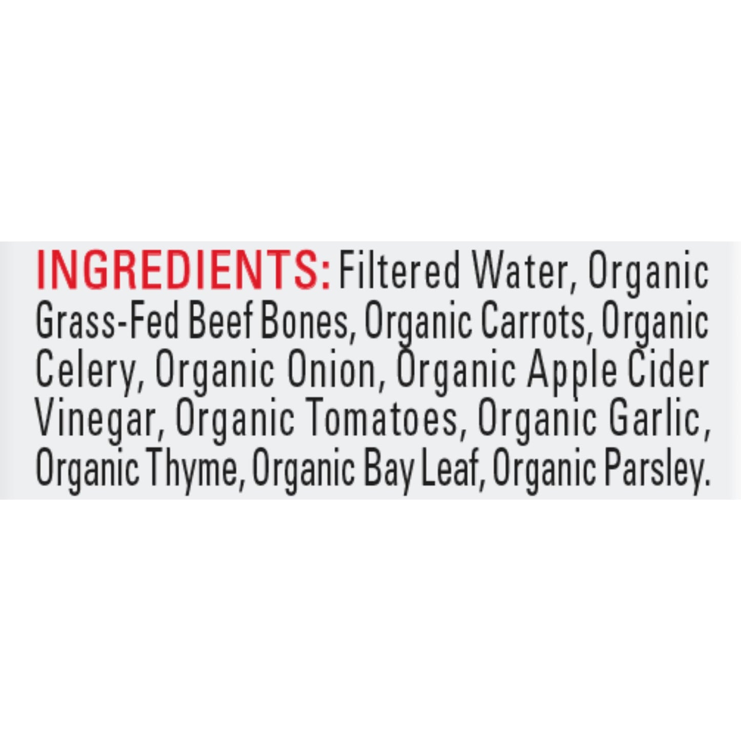 Bonafide Provisions Fresh Organic Beef Bone Broth - No Salt Added, 16.9oz - 6 Pack