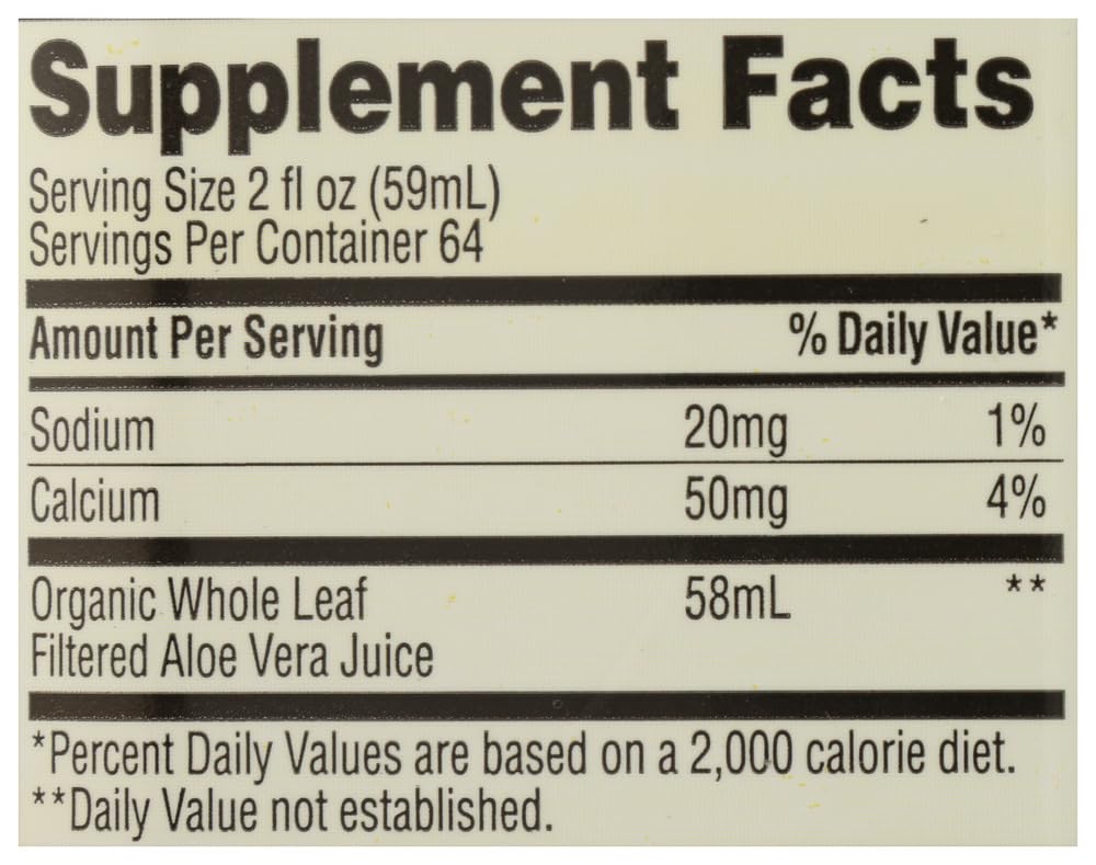 365 by Whole Foods Market, Organic Whole Leaf Aloe Vera Juice, 128 Fl Oz