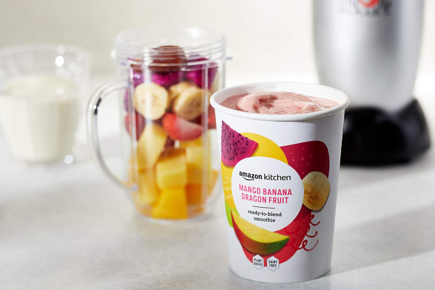 Amazon Kitchen, Mango Banana Dragon Fruit Smoothie, 7.5 Oz