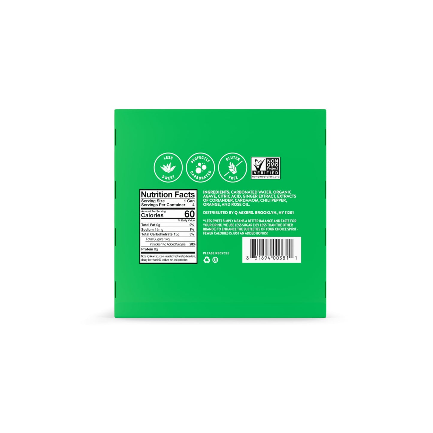 Q Mixers, Ginger Ale, 7.5 Fl Oz, 12 Pack