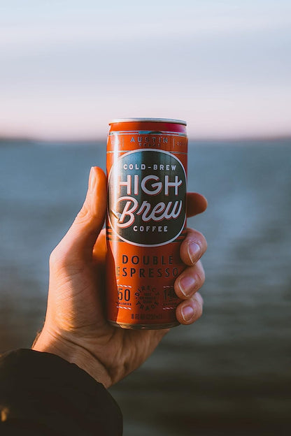 High Brew Coffee, Cold Brew, Double Espresso/Mexican Vanilla, Red & Blue Variety Pack, 8 Fl Oz Can (Pack of 24)