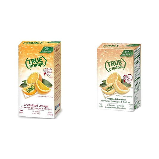 TRUE ORANGE and TRUE GRAPEFRUIT Water Enhancer Bundle (132 Count)