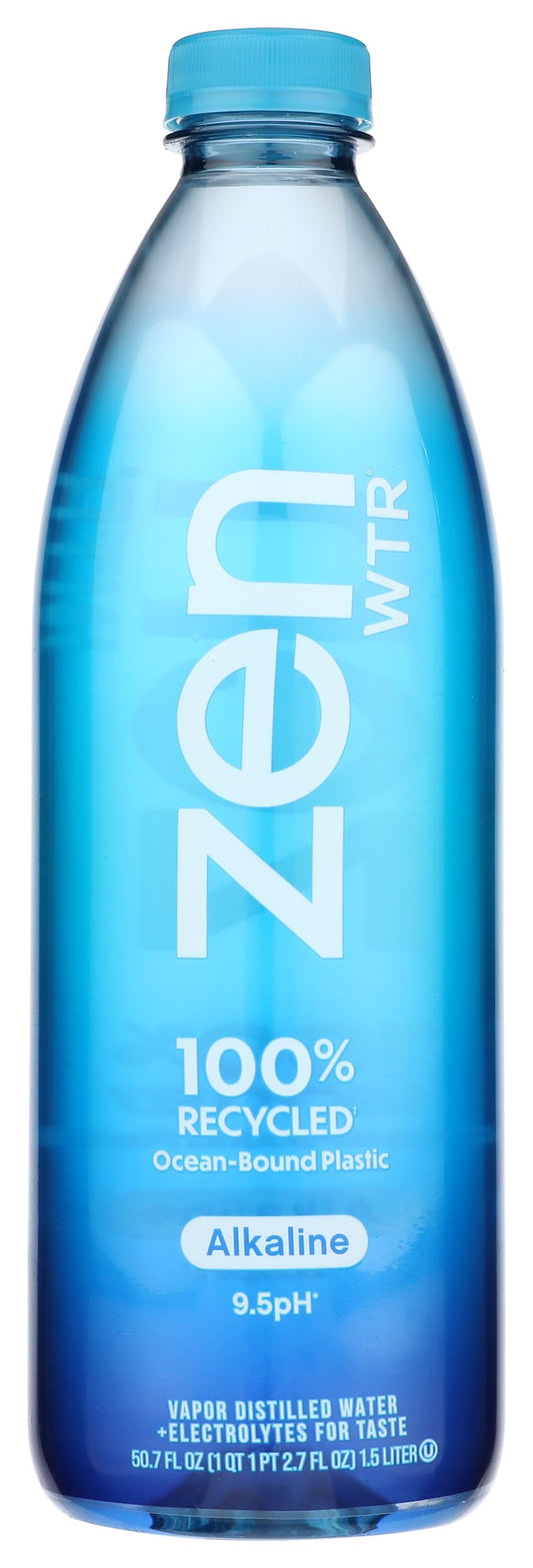 ZenWTR, Alkaline Water, 1.5 Liter