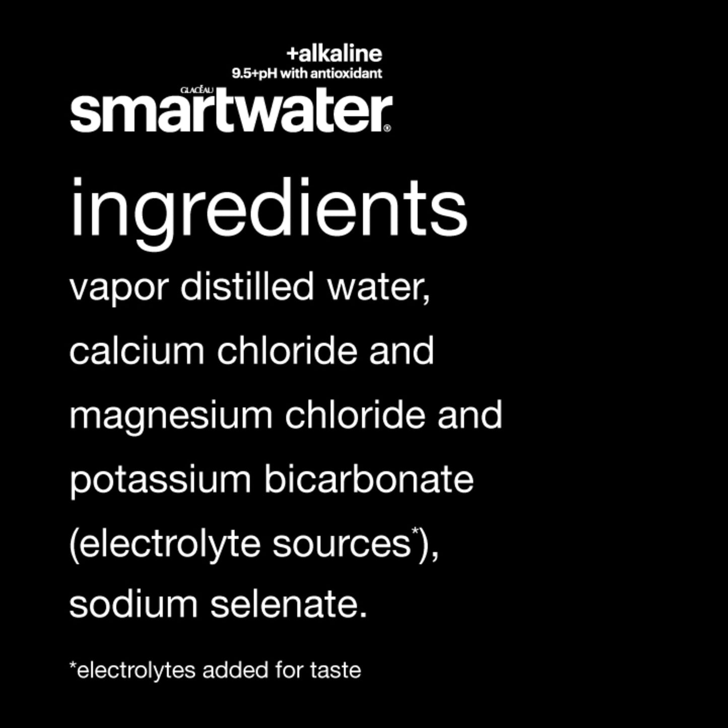 1 Liter Smartwater Alkaline With Antioxidant 12pk Corrugate