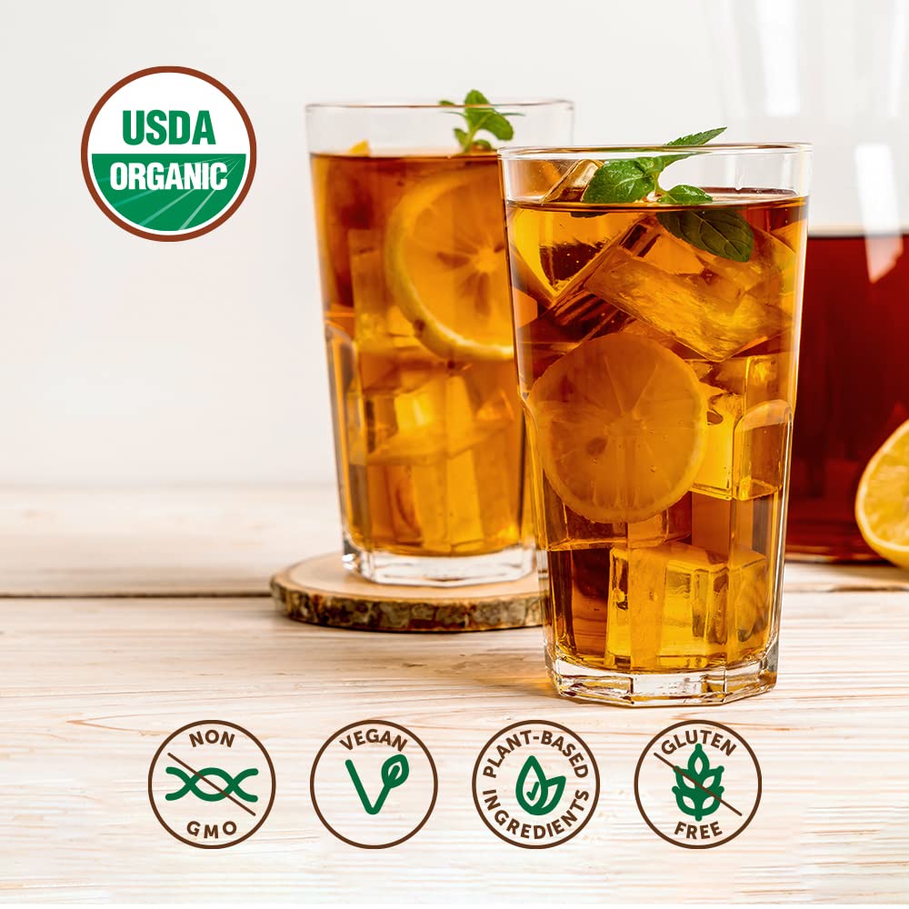 Super Organics Awake Black Tea Pods With Superfoods & Probiotics Keurig K-Cup Compatible Energy, Revitalizing, Refreshing Tea USDA Certified Organic, Vegan, Non-GMO, Natural & Delicious, 10ct