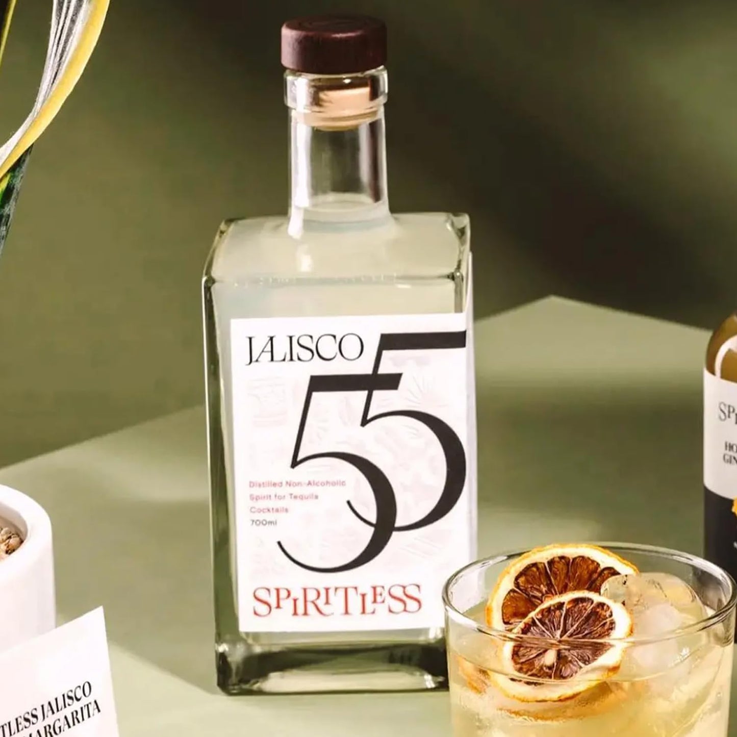 Spiritless Jalisco 55 Distilled Non-Alcoholic Tequila Bundle with Bloody Mary Mix - Bloody Maria - Premium Zero-Proof Liquor Spirits for a Refreshing Experience