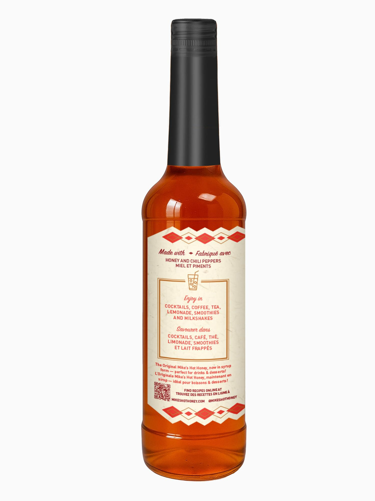 Mike's Hot Honey - Original Hot Honey Drink Syrup for Coffee, Cocktails, Tea & Lemonade - 750ml (25.4 fl oz) Bottle