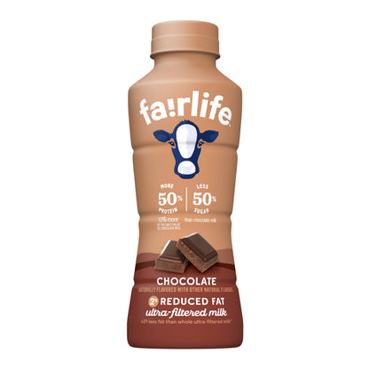 YUP! 2% Reduced Fat Ultra-Filtered Milk (Lactose Free), Rich Chocolate, Single Serve, Shelf Stable 14 fl oz Bottle